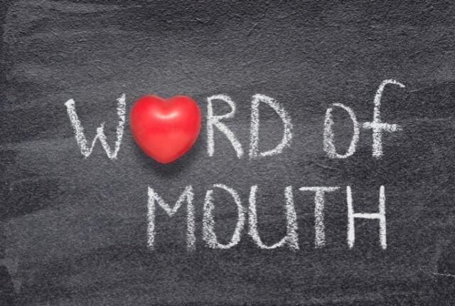 try to create word of mouth with an outstanding customer service