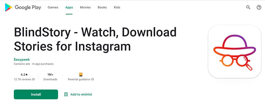 BlindStory: best story viewer app for Instagram