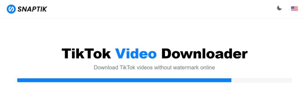 Snaptik Pro TikTok downloader