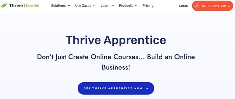 Thrive Apprentice, a WordPress plugin for selling online courses