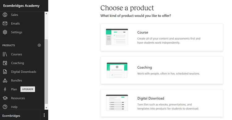 Teachable online course platform: choose a product