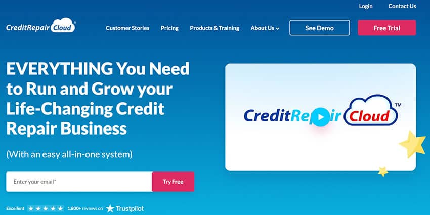 Credit Repair Cloud website