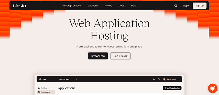 Kinsta review: Web Application Hosting Service