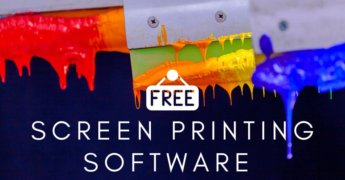 free screen printing software